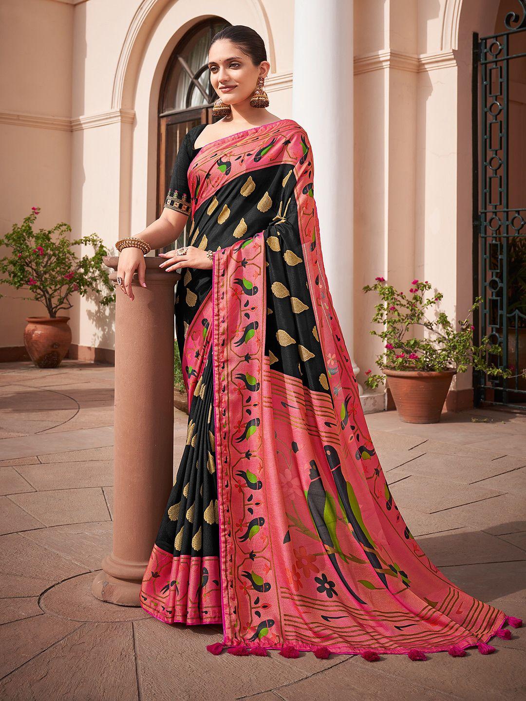 saree mall ethnic motifs printed bagru saree