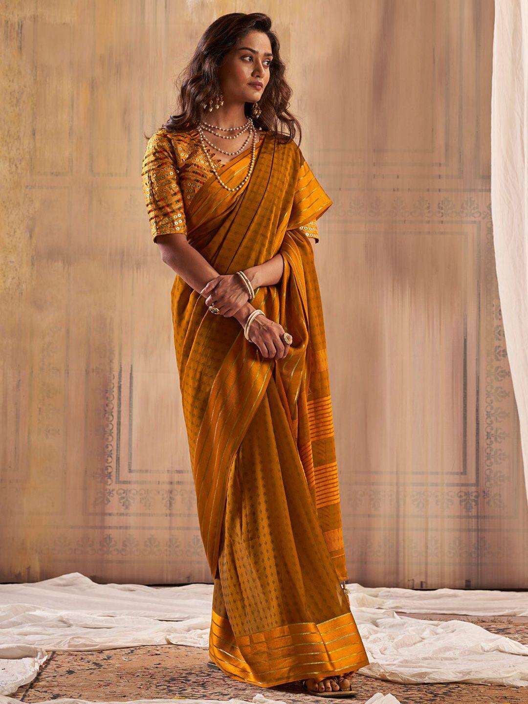 saree mall ethnic motifs pure georgette sarees