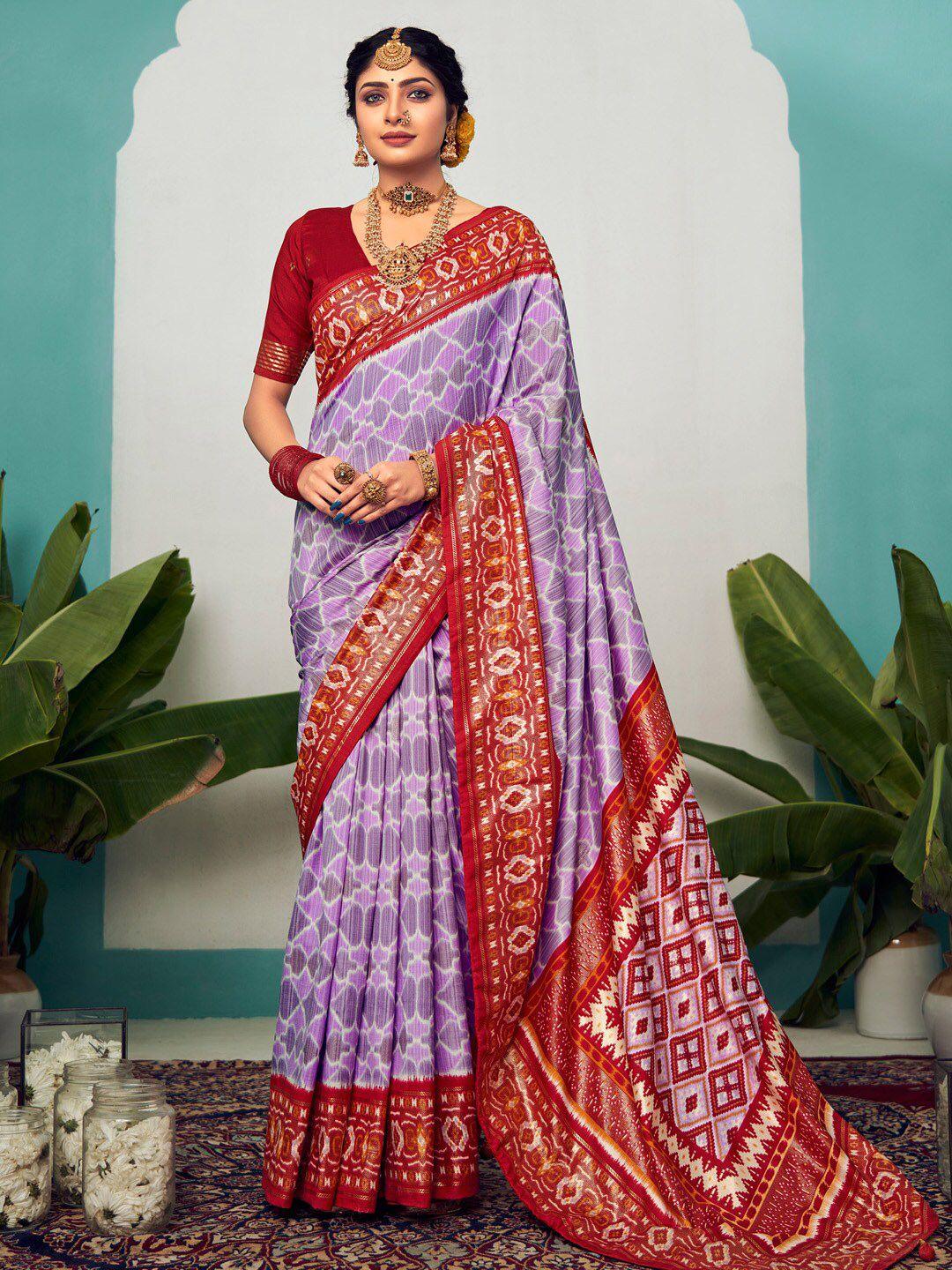 saree mall ethnic motifs silk blend banarasi sarees