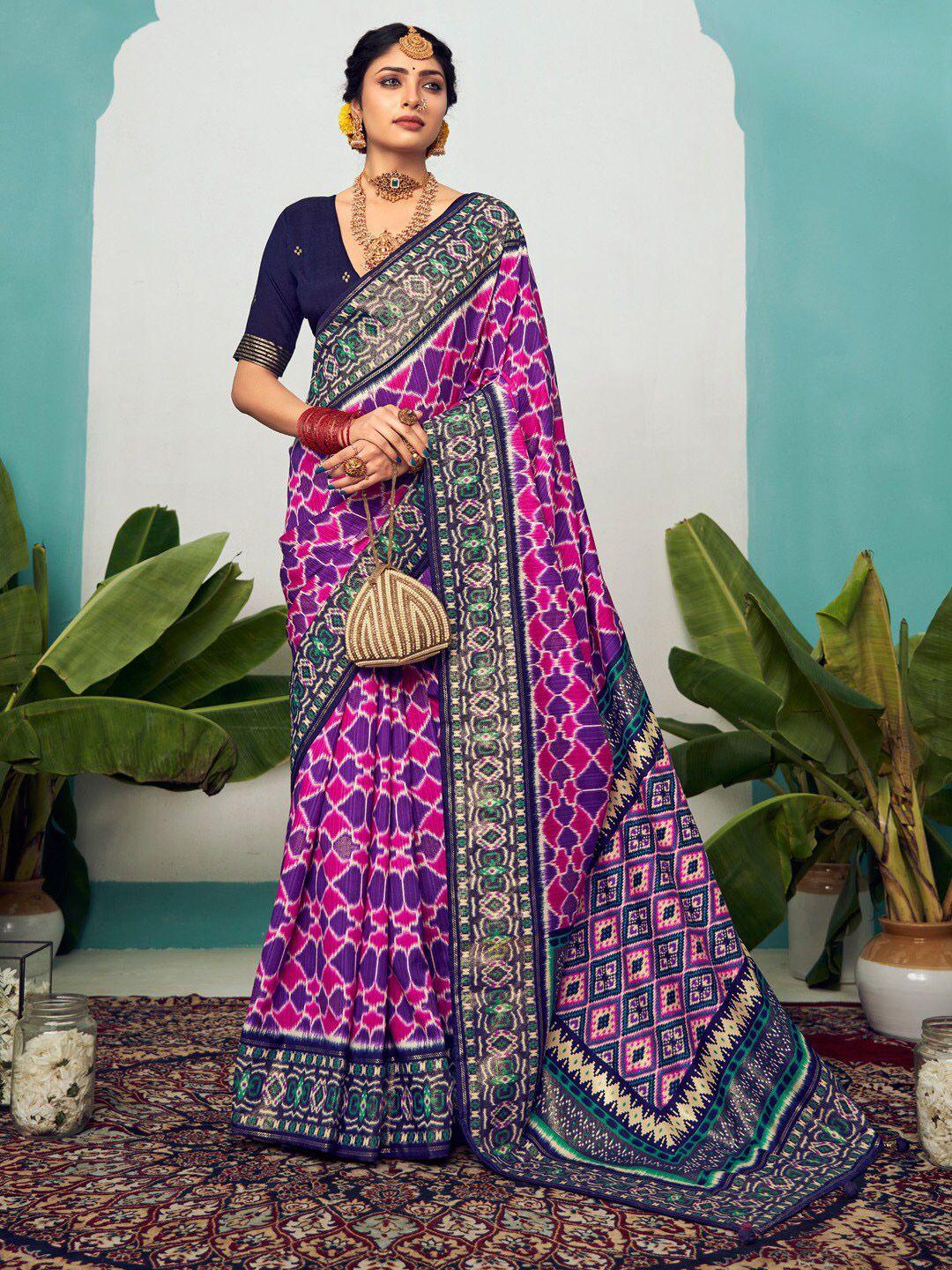 saree mall ethnic motifs silk blend tussar sarees
