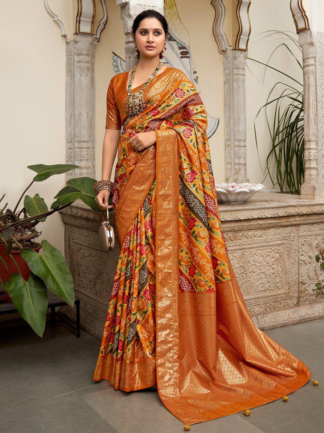 saree mall ethnic motifs zari silk blend designer banarasi sarees