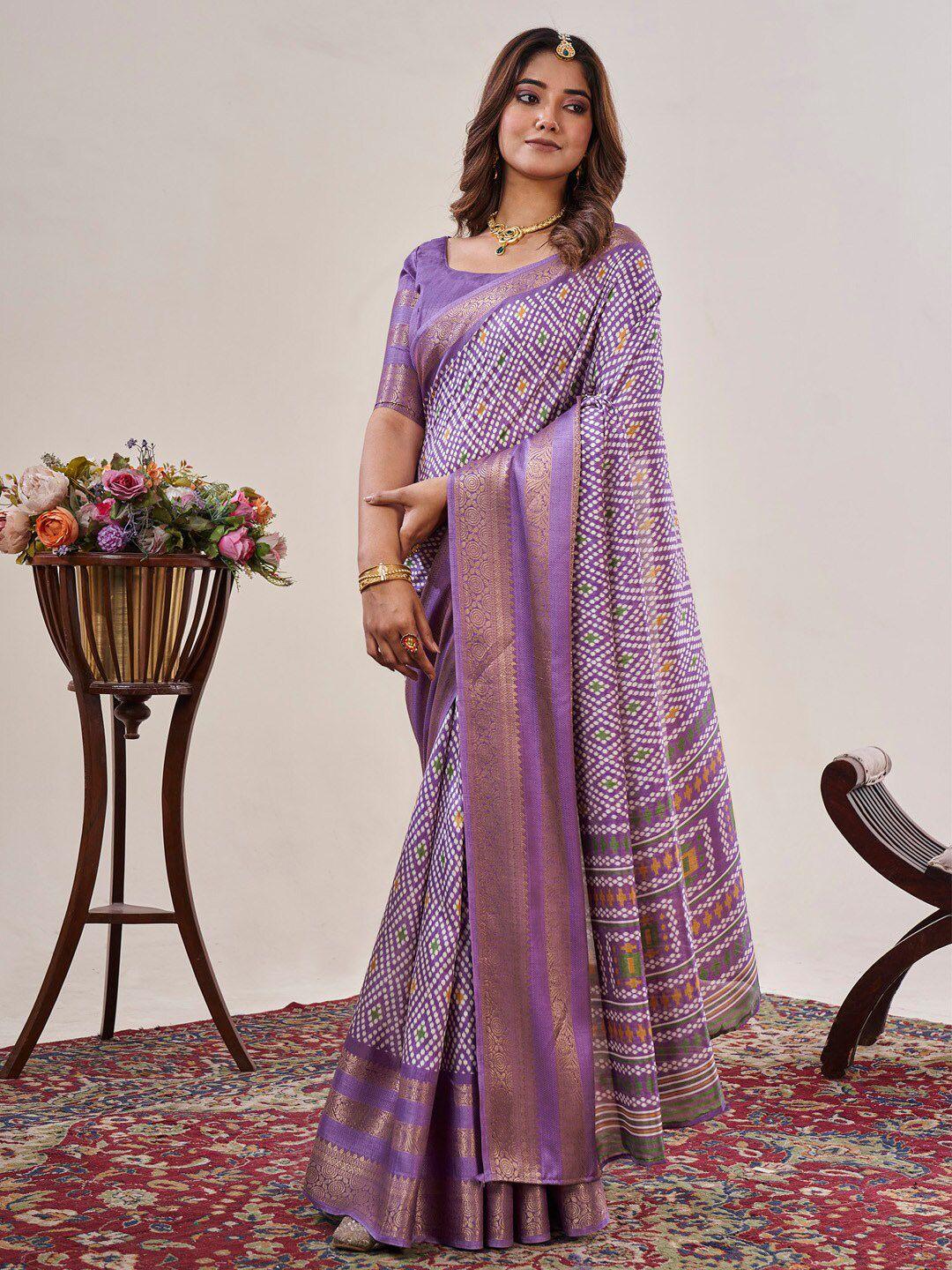saree mall ethnic motifs zari sungudi sarees
