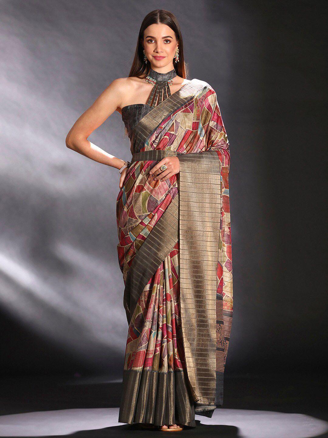 saree mall silk blend sarees