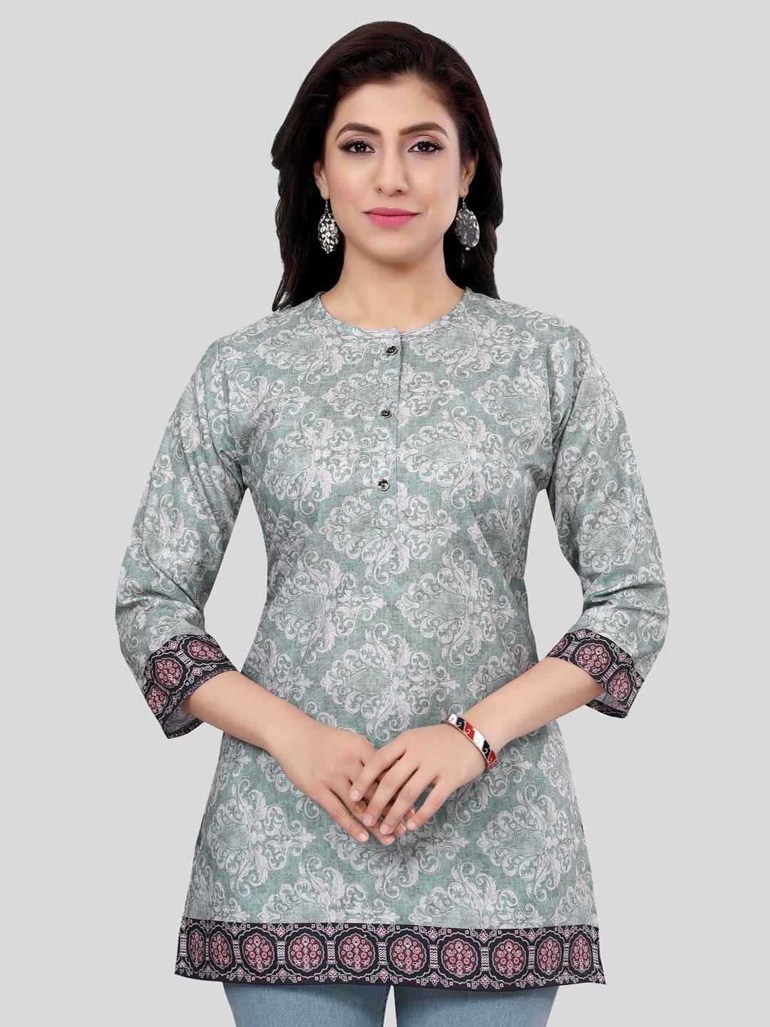 saree swarg ethnic motifs printed kurti