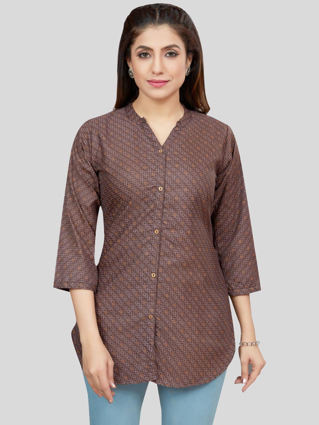 saree swarg ethnic motifs printed regular kurti