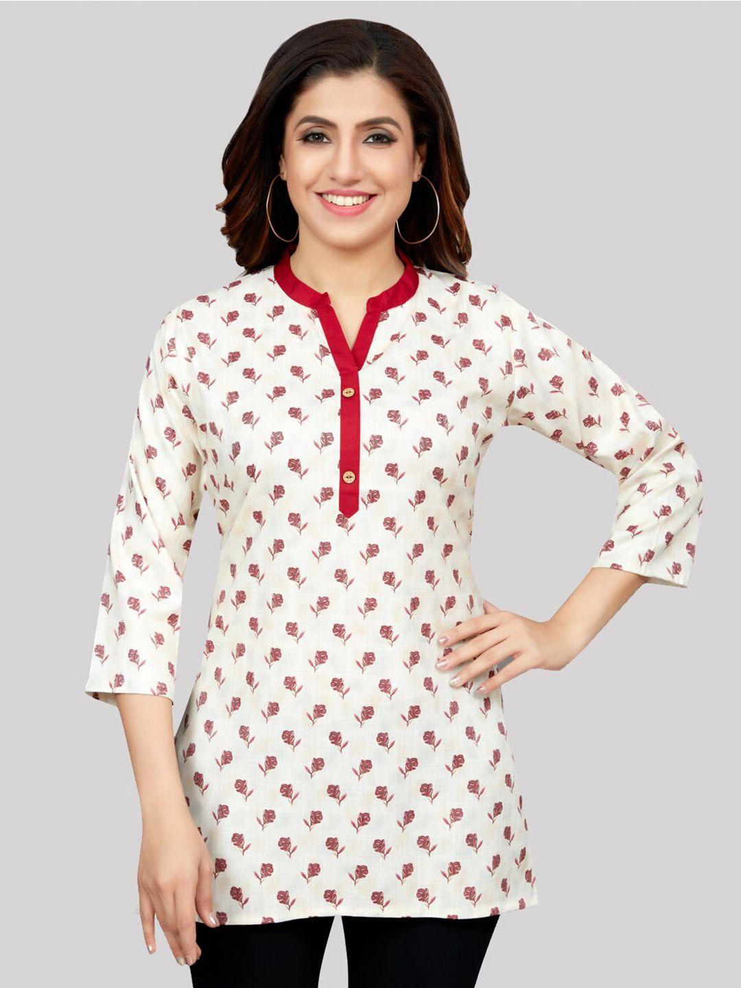 saree swarg floral printed kurti