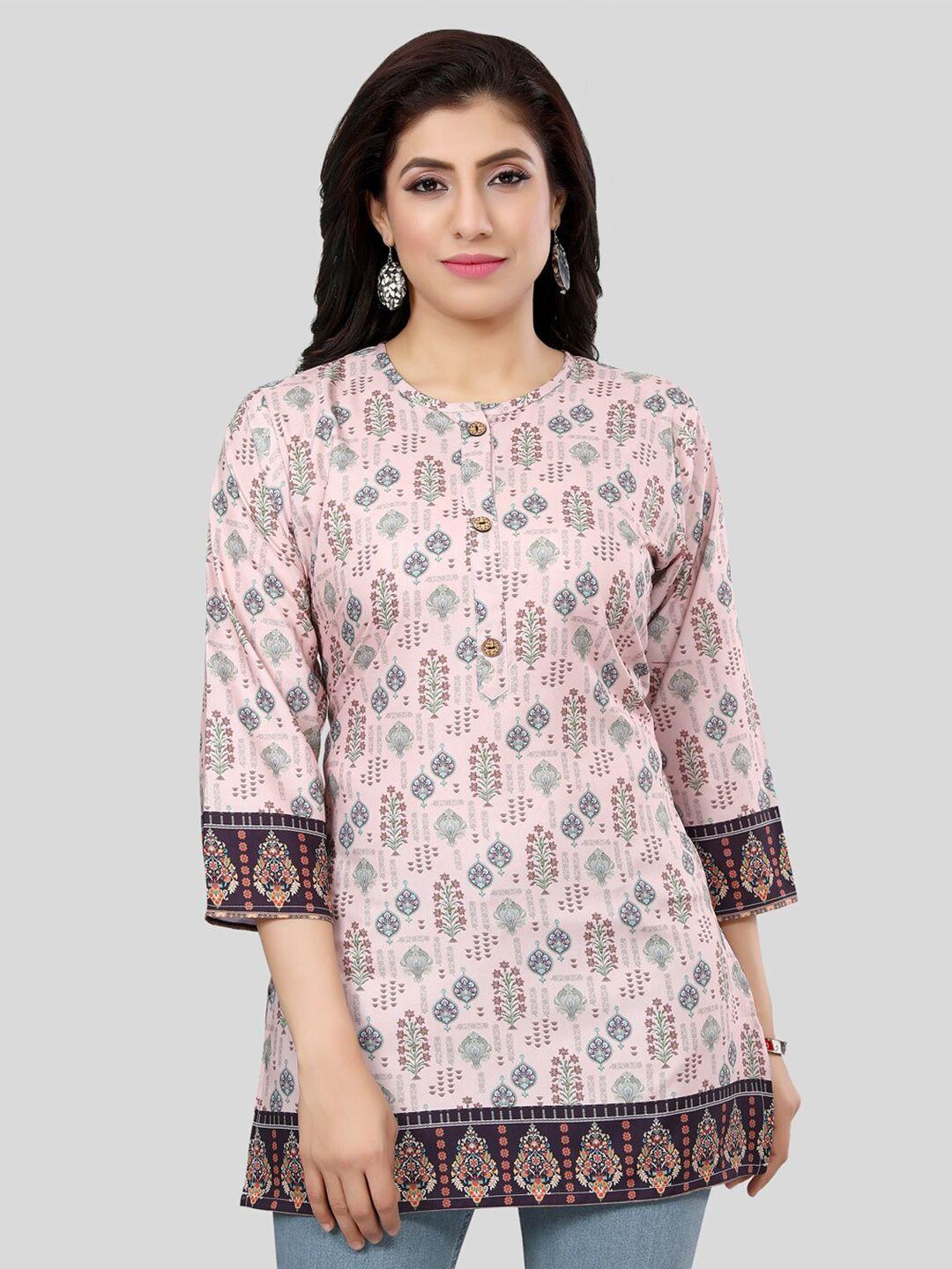 saree swarg floral printed kurti