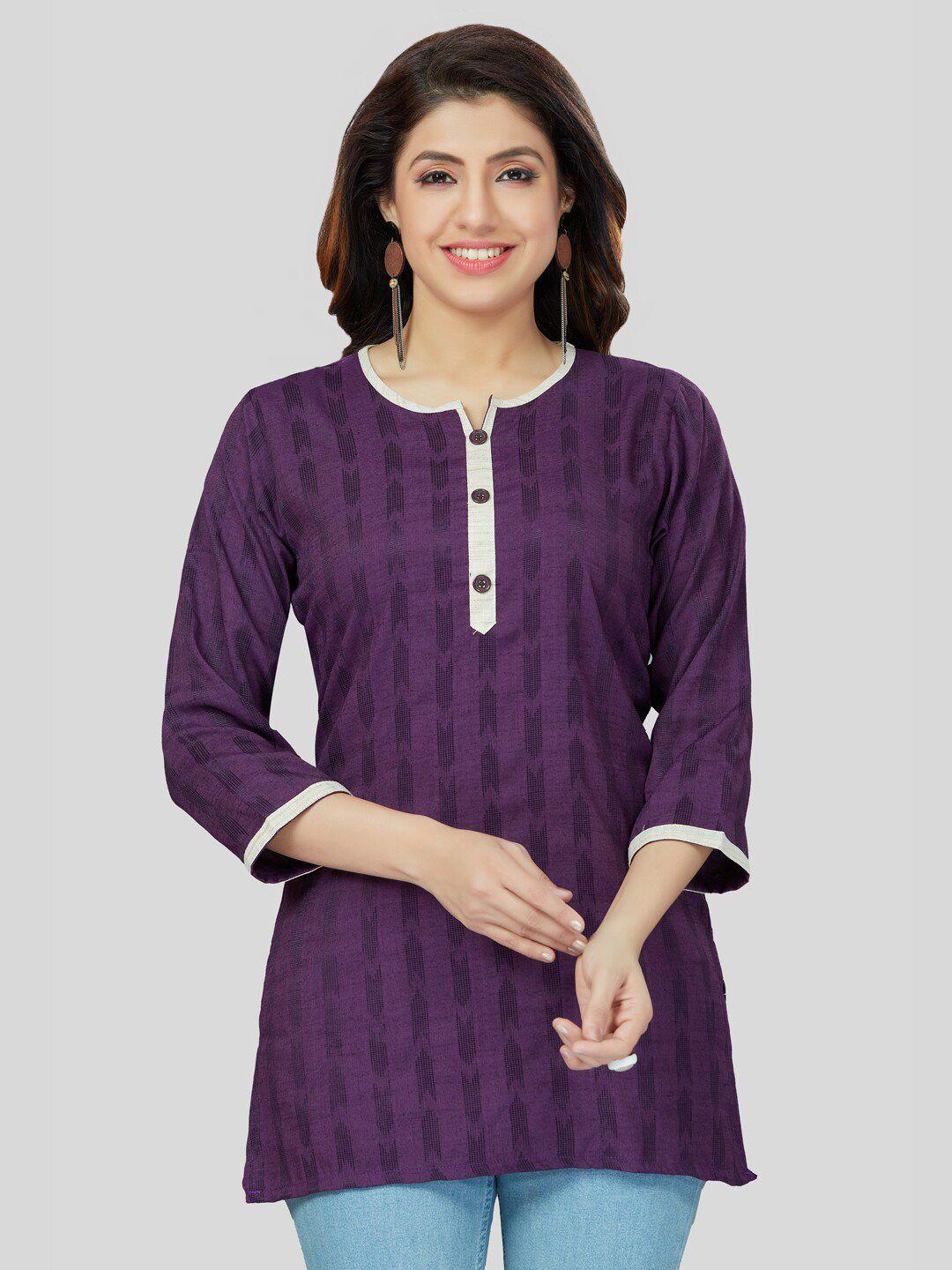 saree swarg women woven design kurti