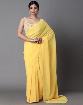 saree with blouse piece