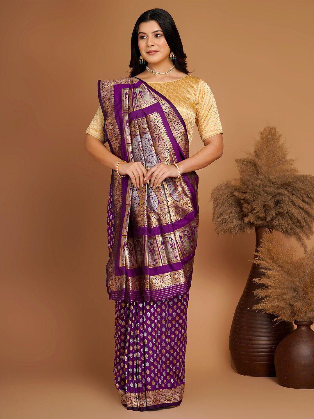 saree.com ethnic motifs zari art silk saree