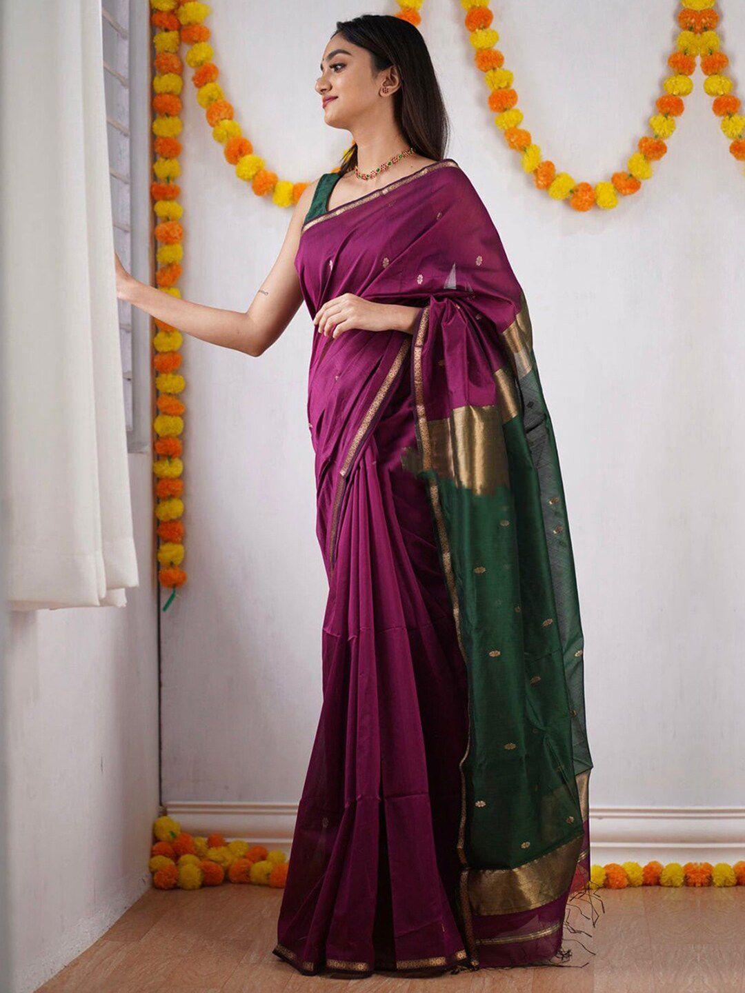 sareewave ethnic motifs woven design zari kota saree