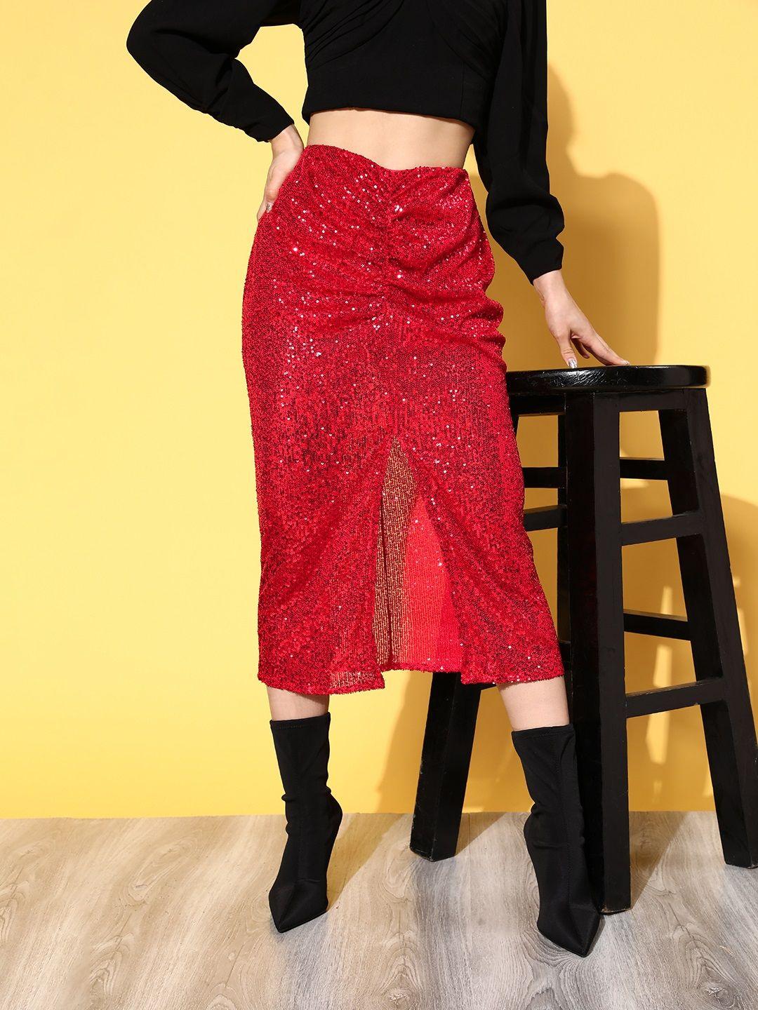 sassafras--gorgeous-red-solid-all-that-glitters-skirt