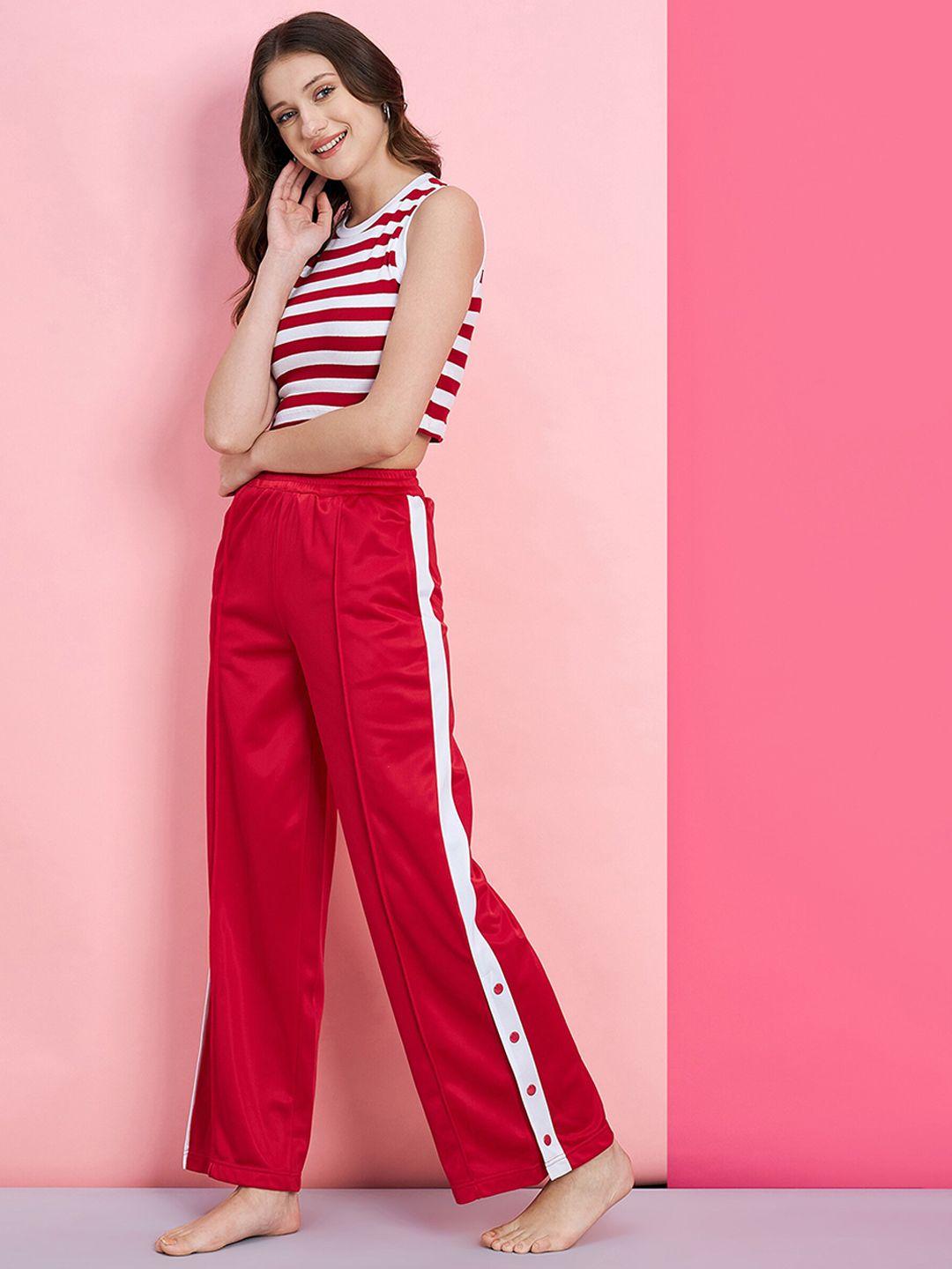 sassafras alt-laze striped crop top with trousers