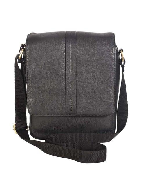 sassora black solid large cross body bag