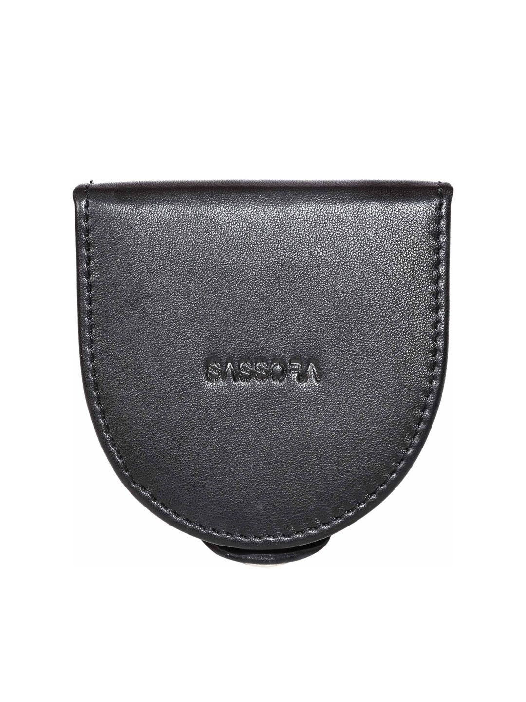 sassora genuine leather coin pouch
