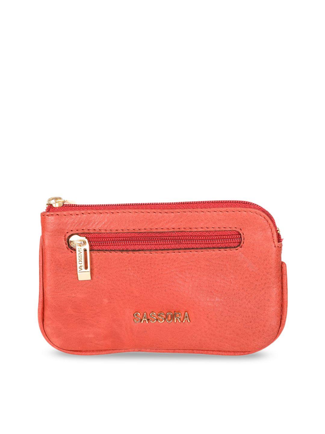 sassora genuine leather key case