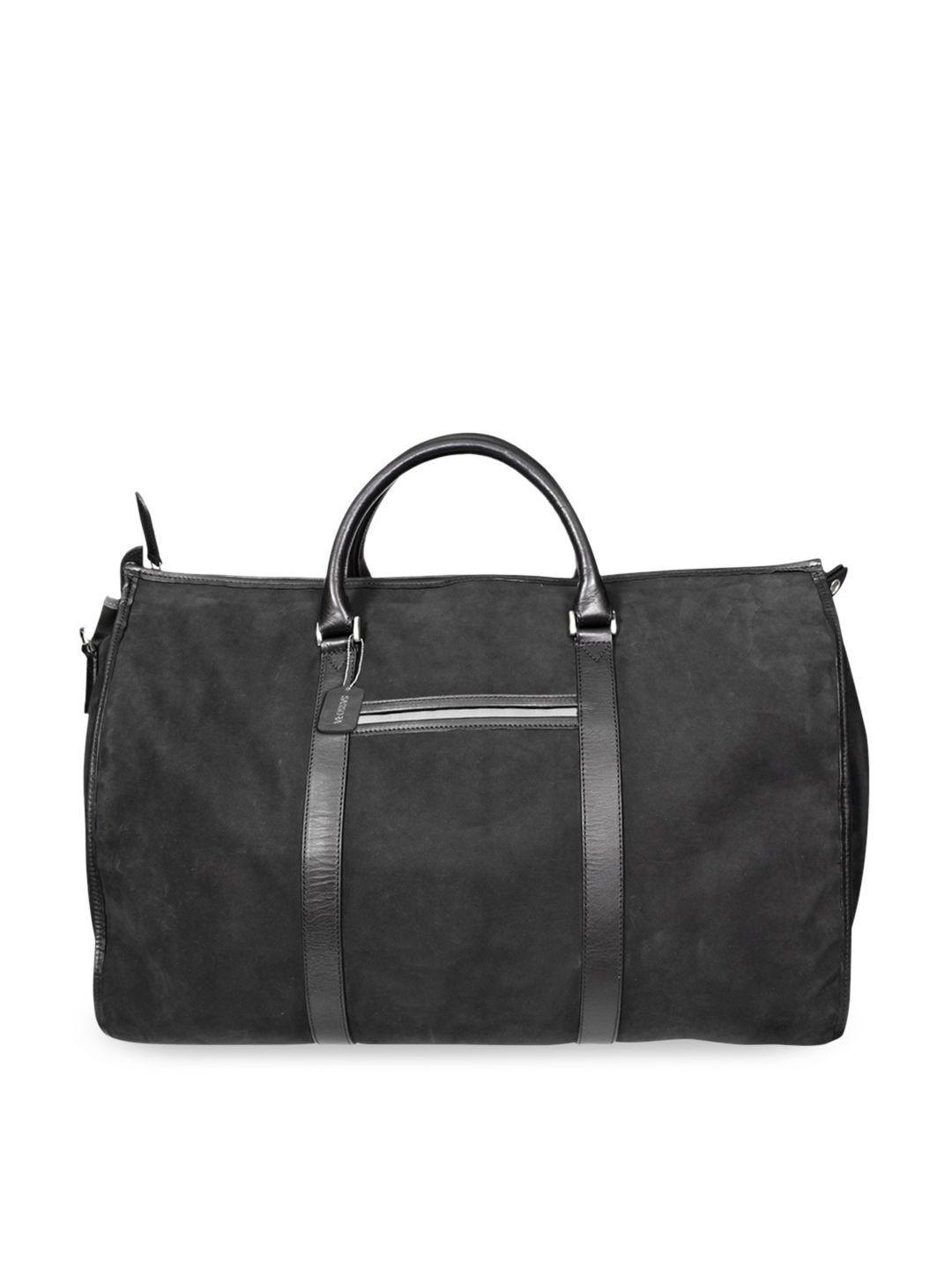 sassora genuine leather large duffel bag