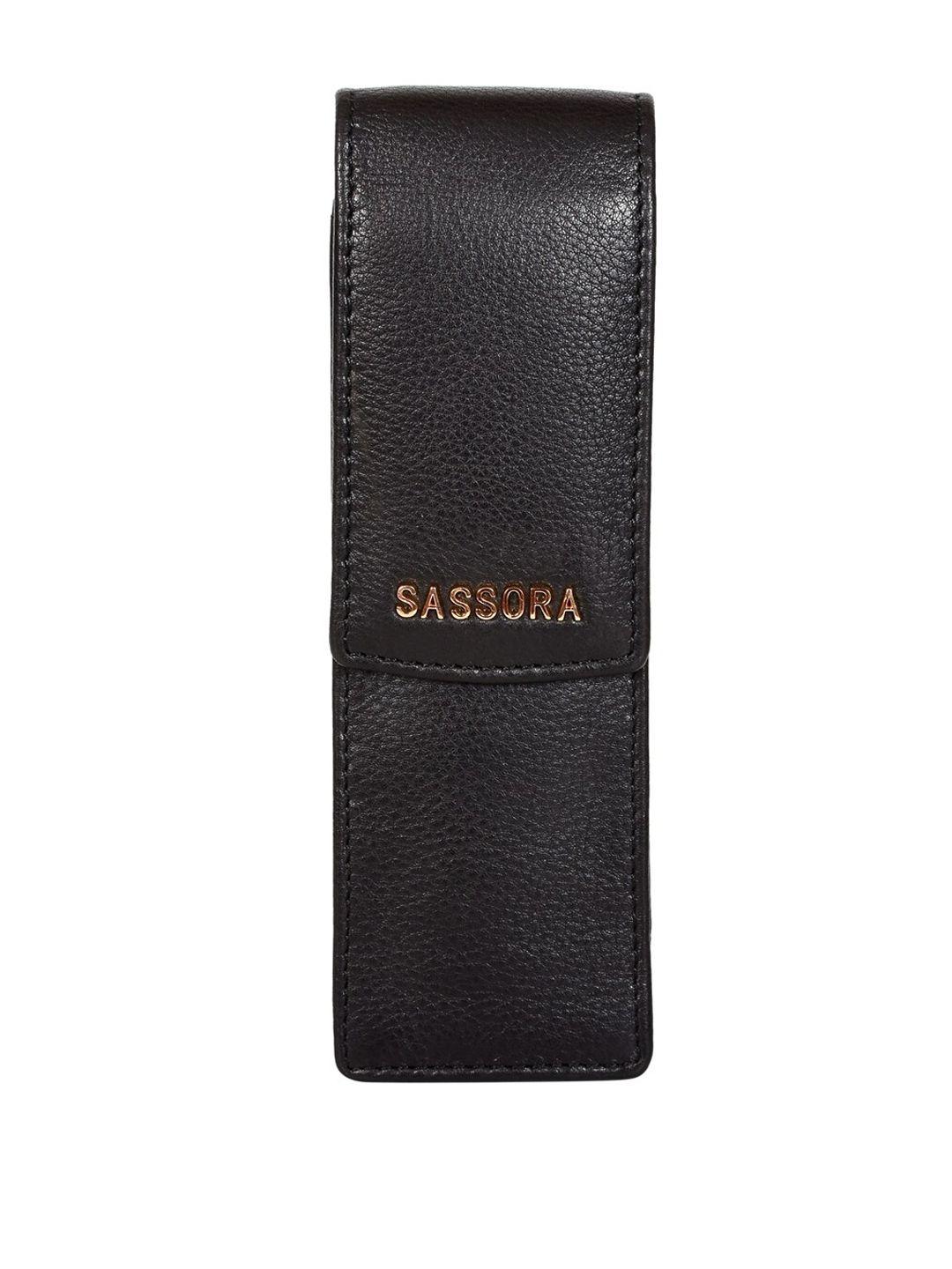 sassora leather pencase