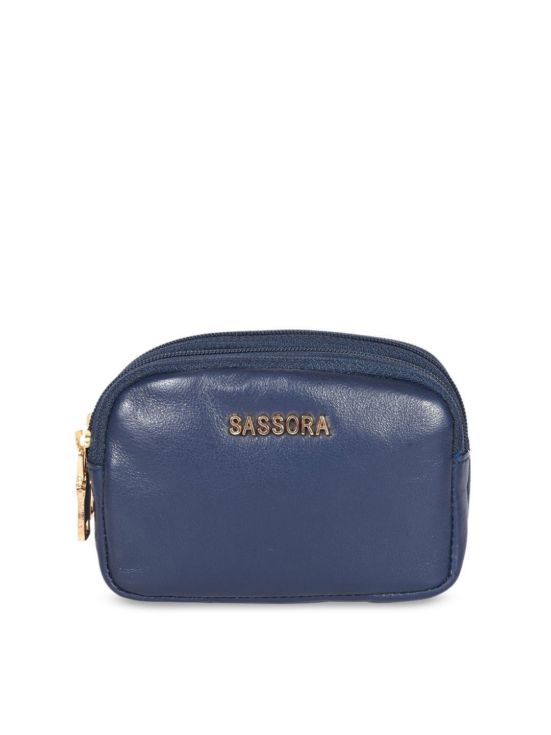 sassora leather small coin pouch