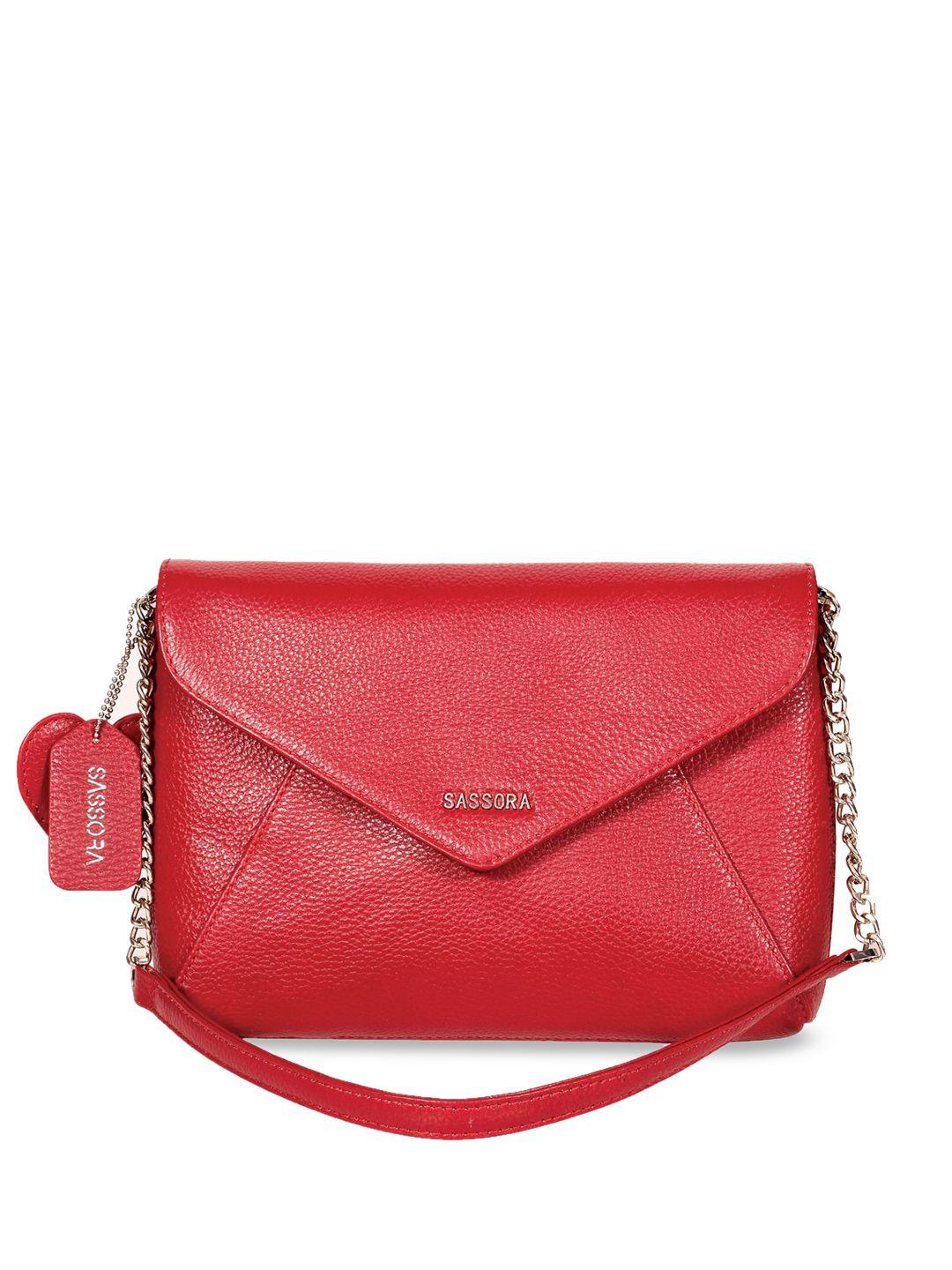 sassora leather structured shoulder bag with quilted