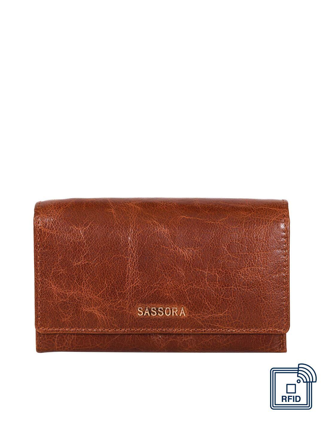 sassora women textured leather envelope purse