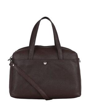 satchel bag with detachable shoulder strap