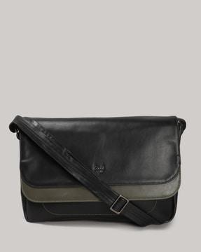 satchel bag with flap