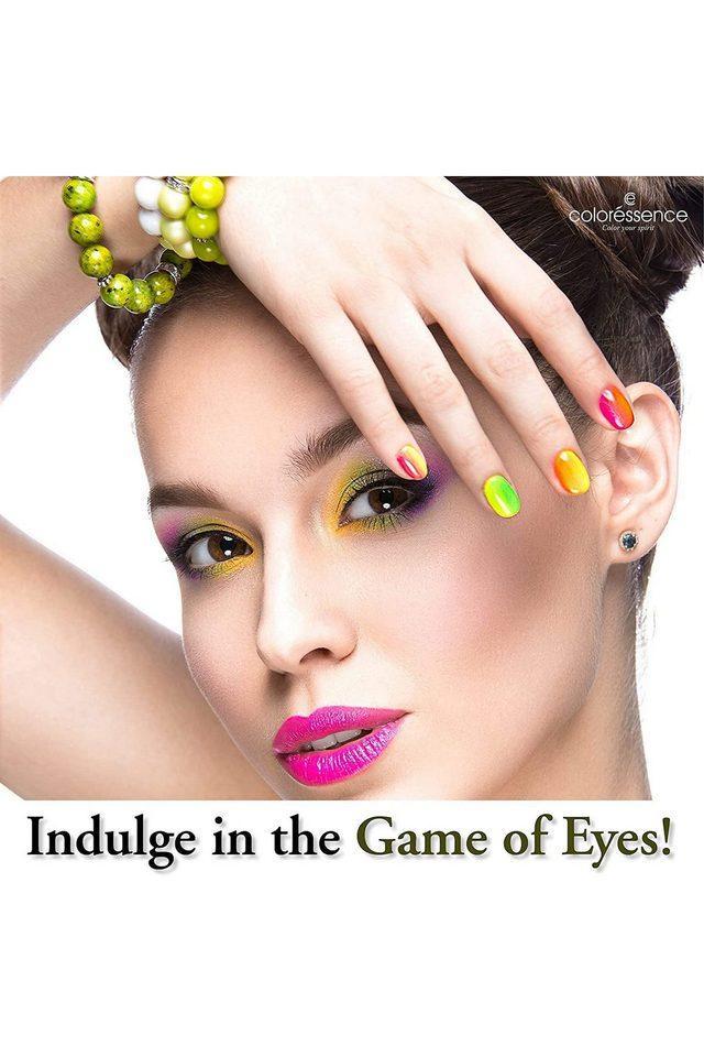 satin eye shades pearl pigment smooth formula eyeshadow makeup palatte - be bride