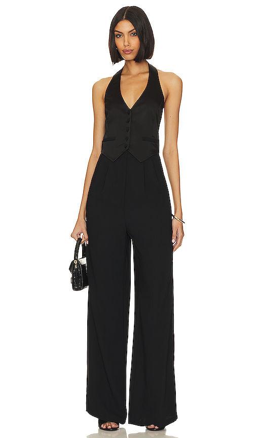 satin isadore jumpsuit