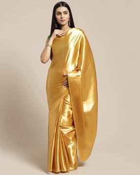 satin party wear saree