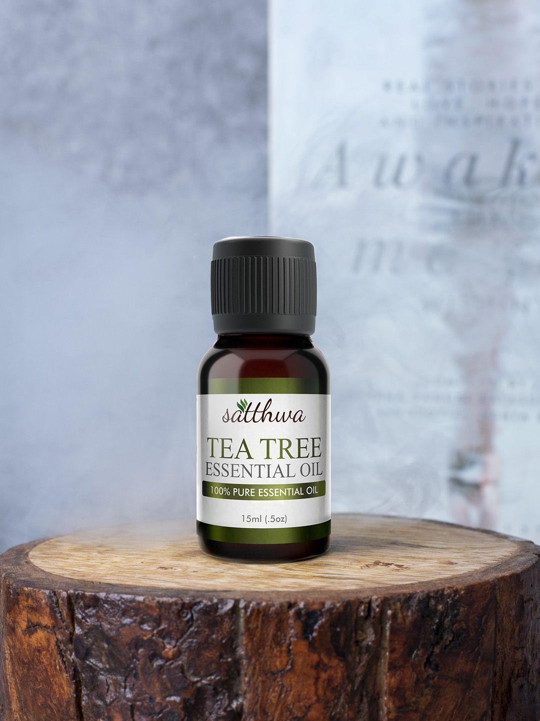satthwa 100% pure & natural tea tree essential oil - 15ml