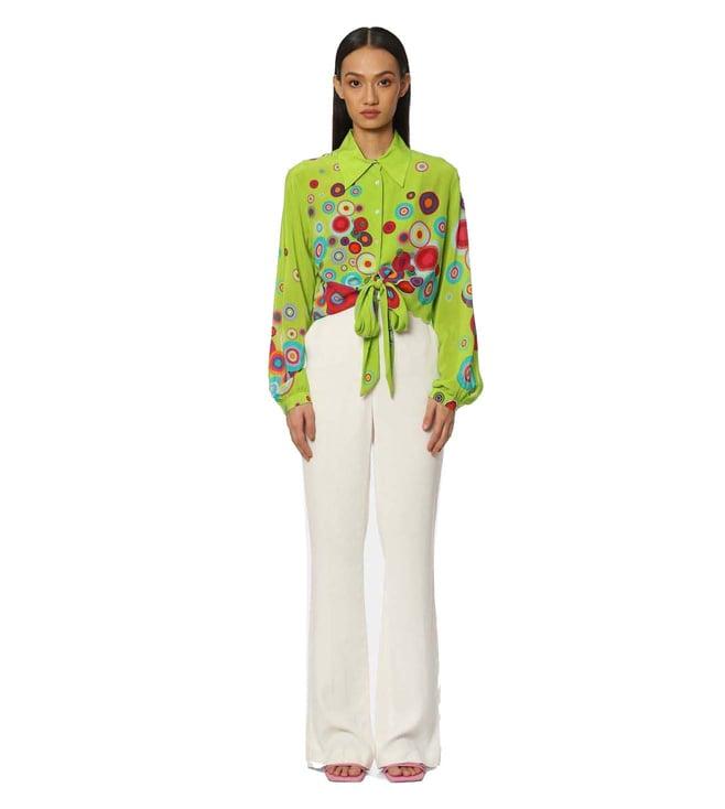 satya paul citrus green the meadow shirt