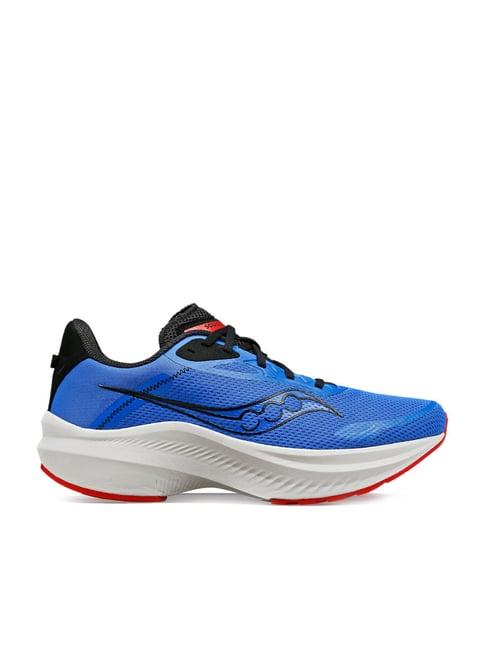 saucony men's axon 3 blue outdoor shoes