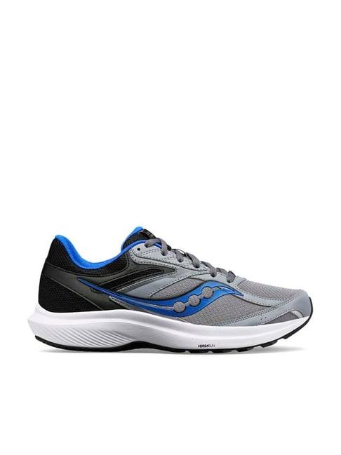 saucony men's cohesion 17 grey running shoes