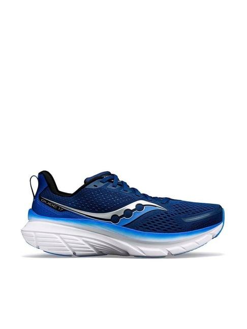 saucony men's guide 17 blue running shoes