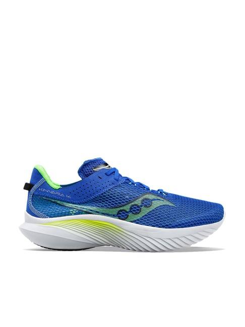 saucony men's kinvara 14 blue running shoes