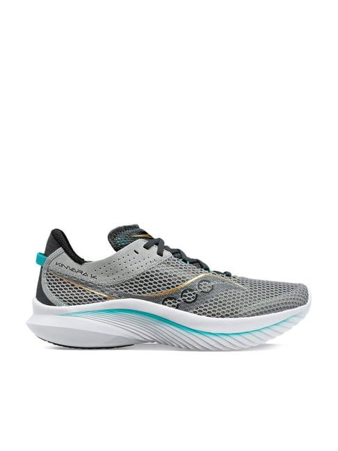 saucony men's kinvara 14 grey outdoor shoes