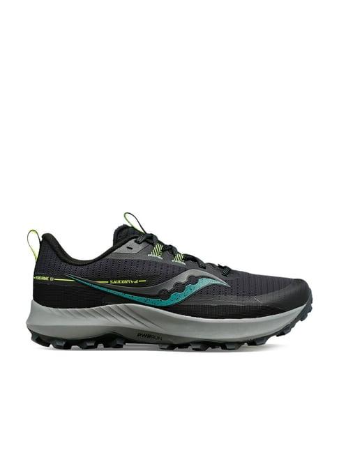 saucony men's peregrine 13 black outdoor shoes