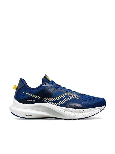 saucony men's tempus blue running shoes