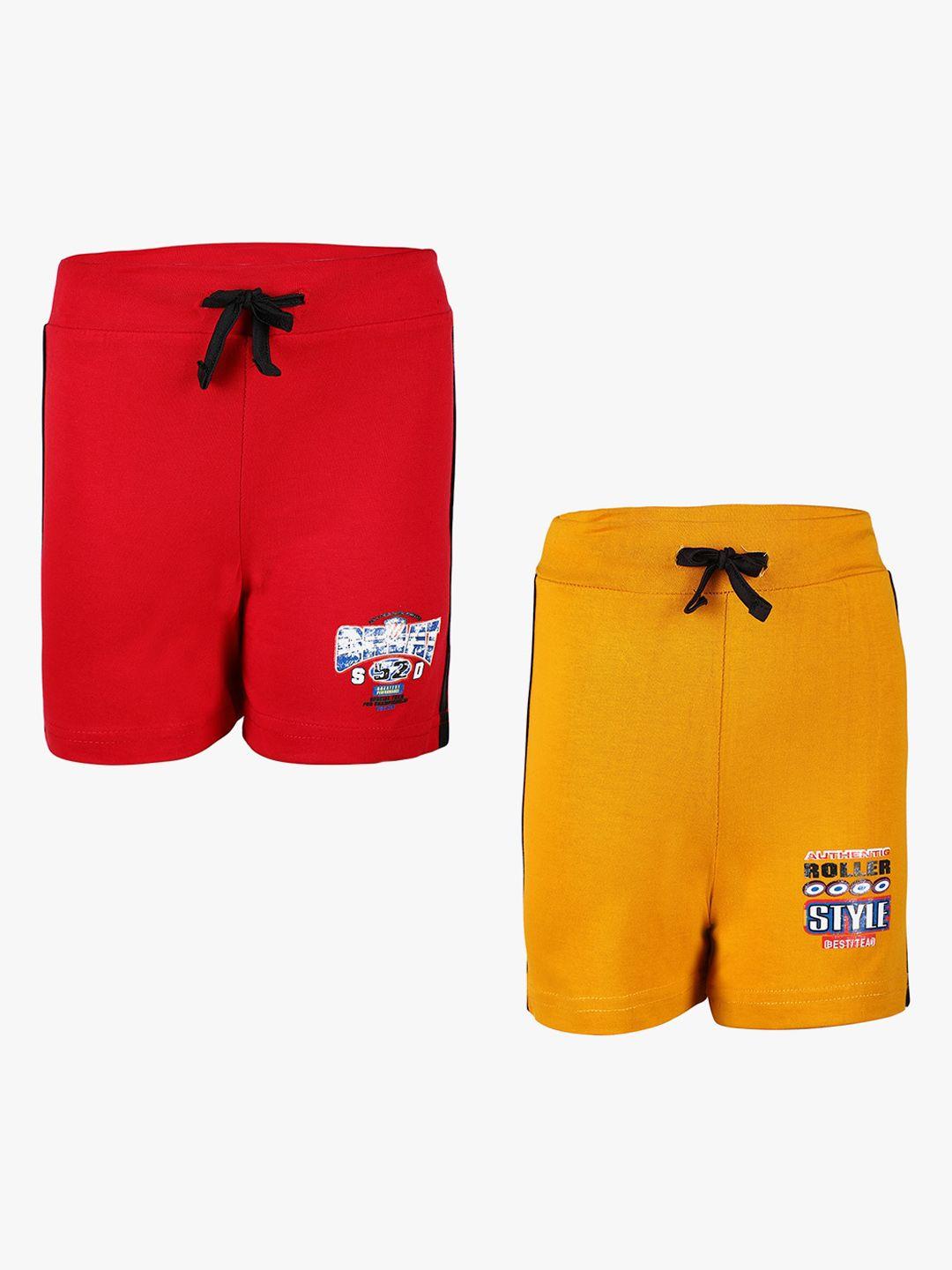 savage boys pack of 2 pure cotton shorts