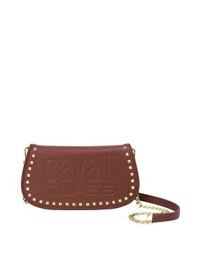 savio leather clutch with detachable strap