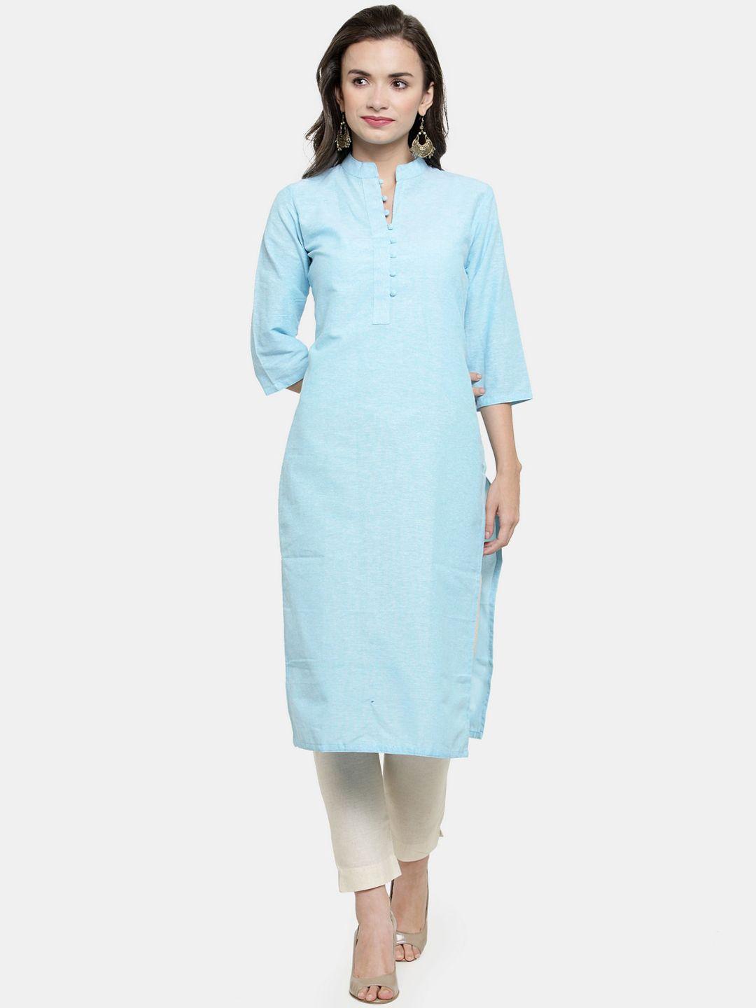 sayesha women blue kurta