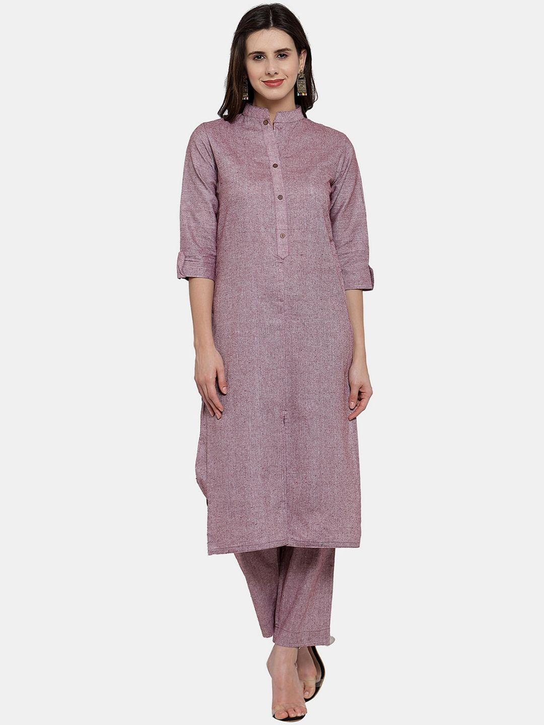 sayesha women pure cotton kurta with trousers
