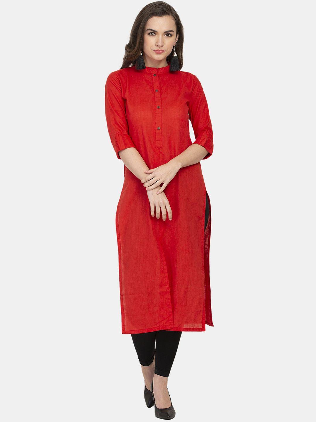 sayesha women red kurta