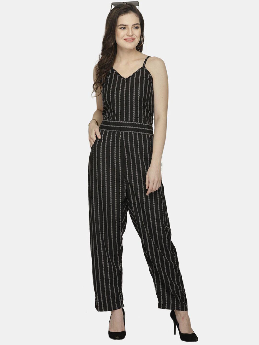 sayesha women striped basic jumpsuit