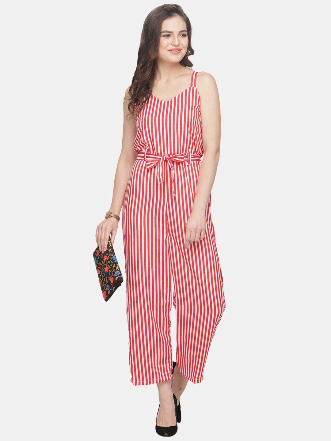 sayesha women striped basic jumpsuit