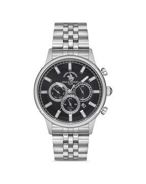 sb.1.10417-2 chronograph wrist watch with stainless steel strap