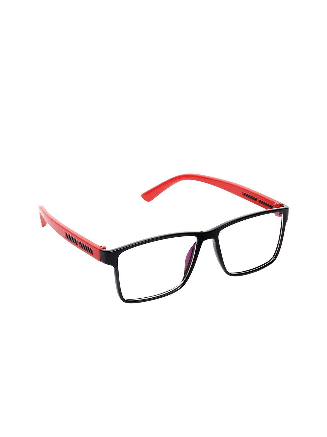 scaglia unisex square sunglasses with uv protected lens- aero sqr red_scg-red