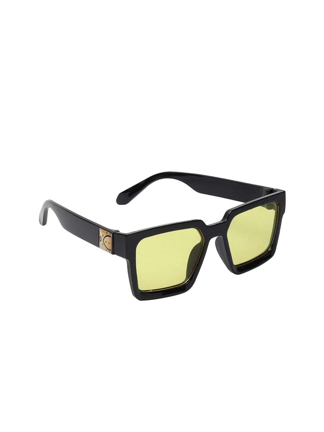 scaglia unisex square sunglasses with uv protected lens-scag_yellow_jm