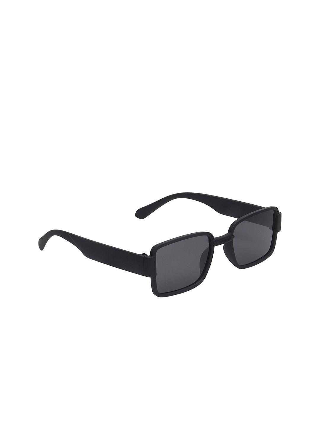 scaglia unisex square sunglasses with uv protected lens-scg_smilty_blk